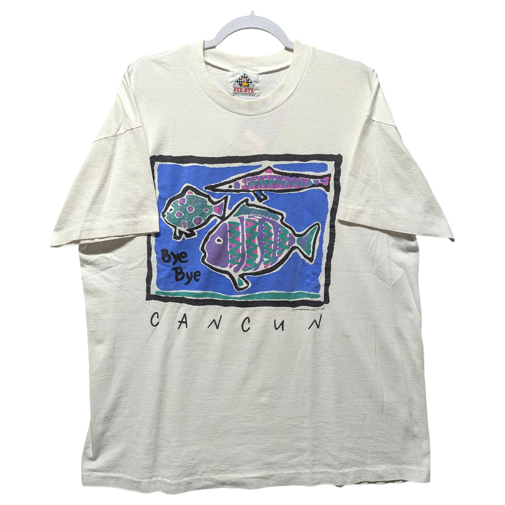 1988 Bye Bye Cancun Location T shirt